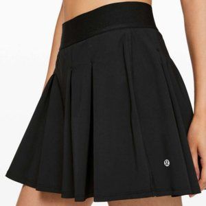 BNWT Lululemon Black Tennis Time Skirt with Built-In Shorts